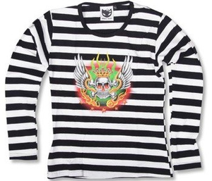 bluzka damska WINGED SKULL długi rękaw