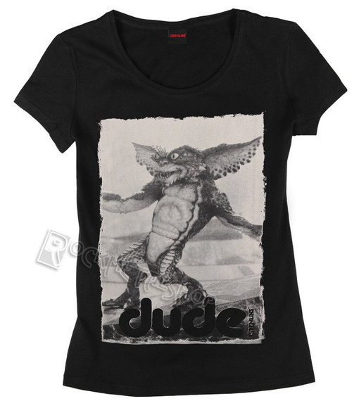 bluzka damska GREMLINS - DUDE czarna