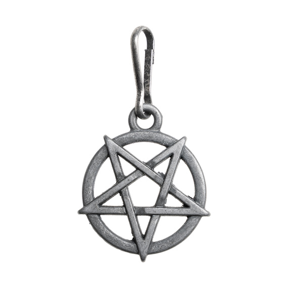 ozdoba PENTAGRAM ESTRELLA 5 PUNTAS pv sat ( colgante ) ZINC OX SAT LAC B ECO [A-11281]