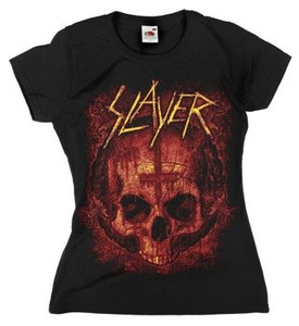 bluzka damska SLAYER - SKULL