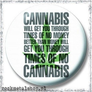 przypinka CANNABIS