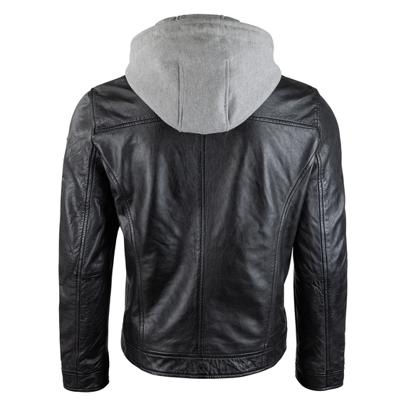 kurtka skórzana MMBARIO MEN BIKER BLACK