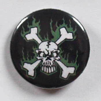 przypinka SKULL
