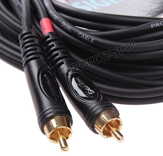 przewód audio BOSTON: 2 x RCA (cinch) - 2 x RCA (cinch) / 6m