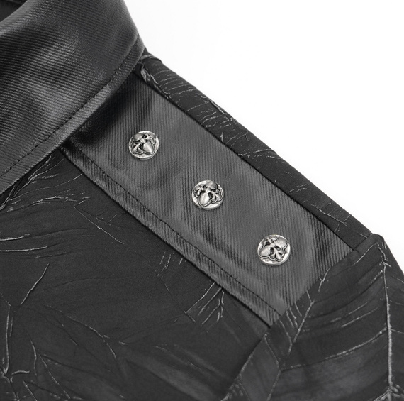 koszula męska DEVIL FASHION - BLACK GOTHIC PUNK 