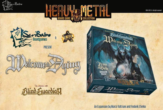 dodatek WELCOME TO DYING do gry planszowej FROM THE OTHER SIDE - AN ADVENTURE WITH BLIND GUARDIAN