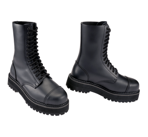 glany na wysokiej podeszwie BRANDIT - PLATEAU PHANTOM (14 dziurek - CZARNE)