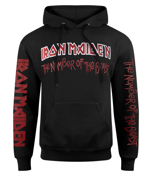 bluza IRON MAIDEN - THE NUMBER OF THE BEAST kangurka z kapturem