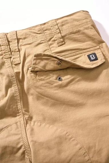 spodnie bojówki ADVEN TROUSERS SLIM FIT camel