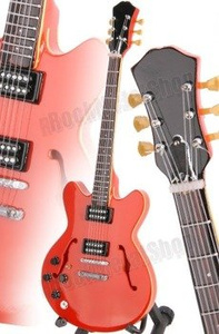 miniaturka gitary KAISER CHIEFS - ANDREW (WHITEY) WHITE: GIBSON MEMPHIS ES-333 LEFT HANDED STYLE (MPA331)