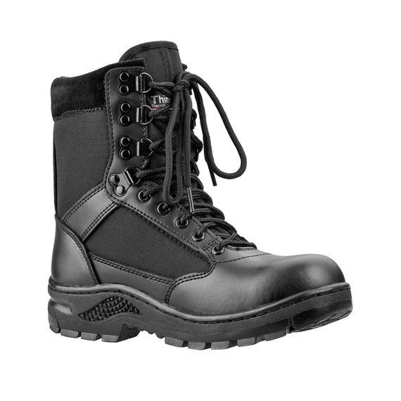 obuwie taktyczne SECURITY BOOT 9-cio dziurkowe CZARNE