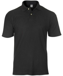 koszulka POLO czarna, bez nadruków