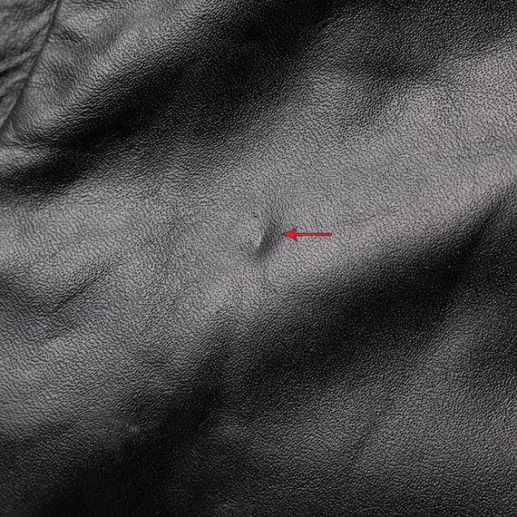 kurtka RAMONESKA - COWHIDE LEATHER ANILINA, USZKODZONA