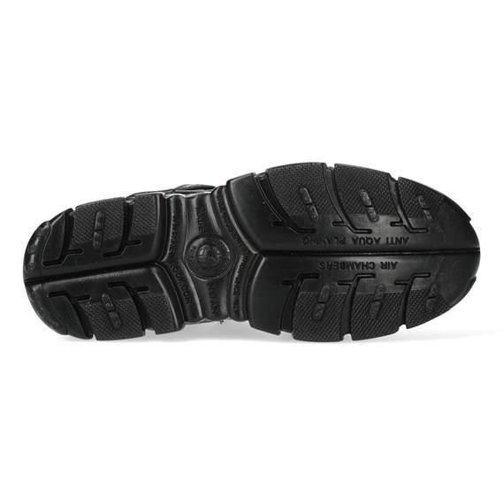 buty NEW ROCK LUXON NEGRO, LUXOR NEGRO, LUXOR NEGRO, IMPACT NEGRO Y PLANET TRASERA ACERO [M-IMPACT010-C34