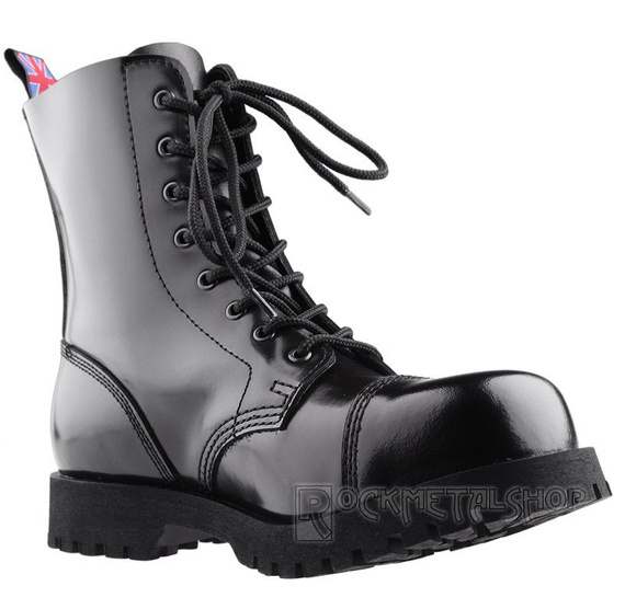 glany NEVERMIND - CZARNE (8 dziurek) polerowane, USZKODZONE