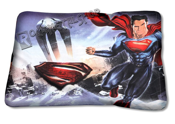 komplet pościelowy SUPERMAN, kołdra (160*200) + poduszka (70*80)