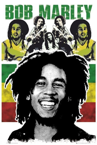 plakat BOB MARLEY - RASTA