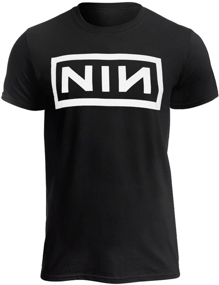 koszulka NINE INCH NAILS - CLASSIC WHITE LOGO, USZKODZONA