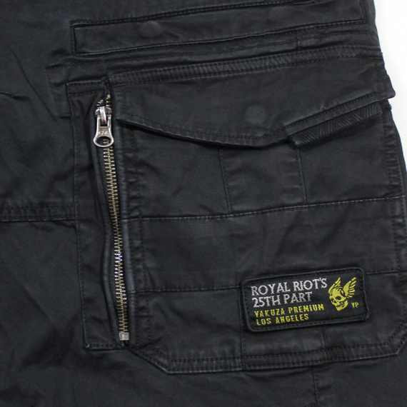 spodnie bojówki YAKUZA PREMIUM - CARGO PANTS black