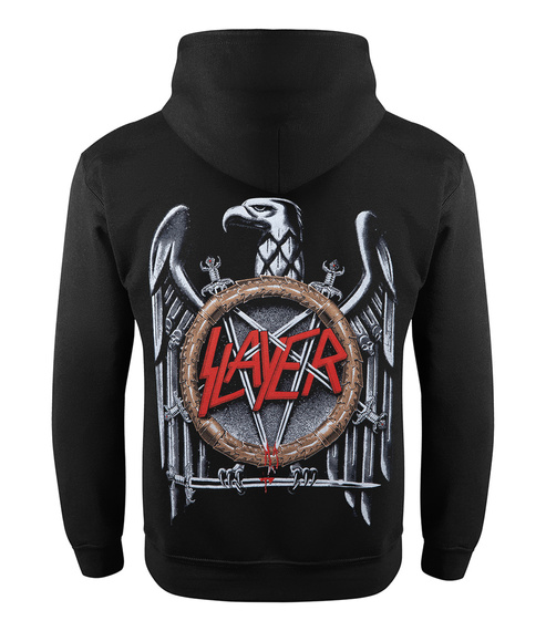 bluza SLAYER - EAGLE, rozpinana z kapturem 