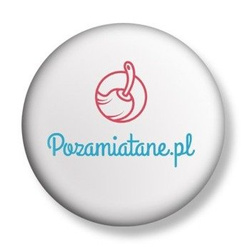 przypinka POZAMIATANE.PL Ø25mm