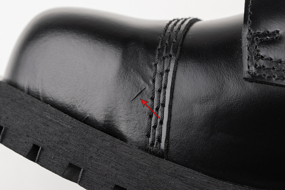 glany NEVERMIND - CZARNE (8 dziurek) polerowane, USZKODZONE