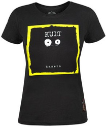 bluzka damska KULT - KASETA czarna 