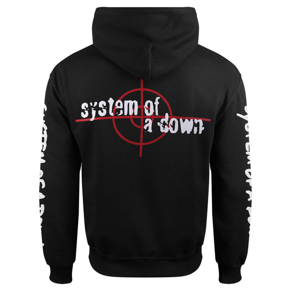 bluza SYSTEM OF A DOWN - CELOWNIK rozpinana z kapturem