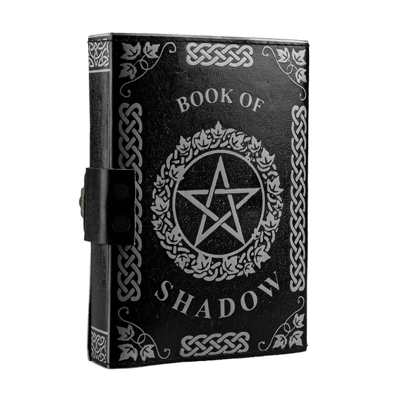 notes/zeszyt w skórzanej oprawie BOOK OF SHADOW