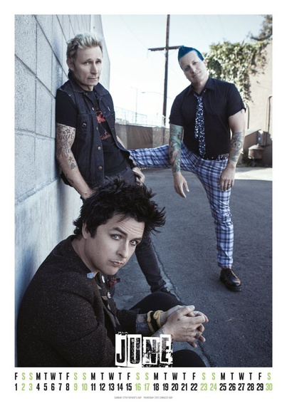 kalendarz GREEN DAY 2018