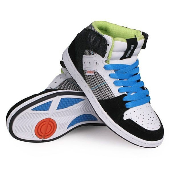 buty damskie ETNIES - PERRY MID (BLACK/GREY/WHITE)  