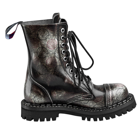 glany STEADY'S - 10 dziurek, ecru przecierane / PENTAGRAM (STE/10/102)