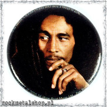 przypinka BOB MARLEY 