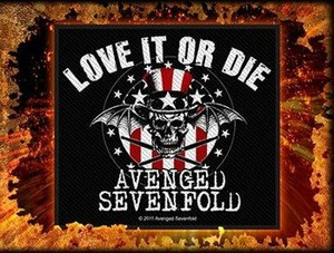 naszywka AVENGED SEVENFOLD - LOVE IT OR DIE 