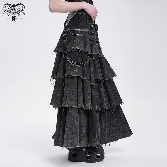 spódnica DEVIL FASHION - BLACK GOTHIC PUNK