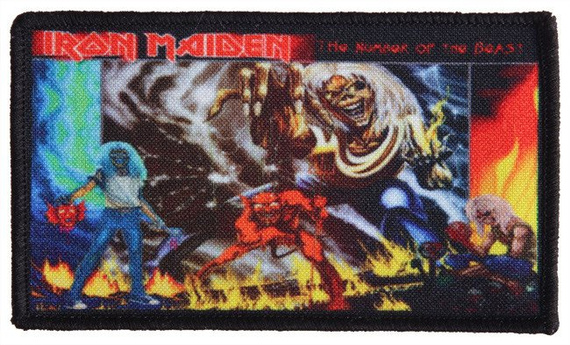 naszywka IRON MAIDEN - THE NUMBER OF THE BEAST
