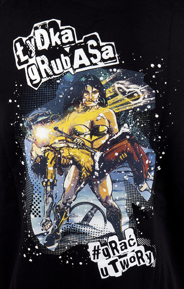 bluza ŁYDKA GRUBASA - KRÓLOWA rozpinana z kapturem