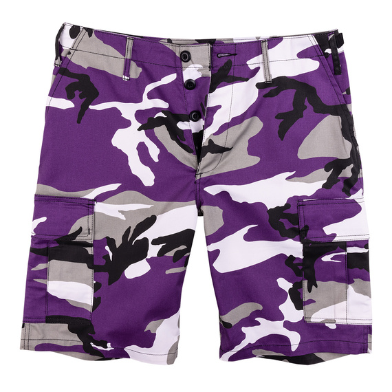 spodnie bojówki krótkie MMB US BDU SHORT LILA - CAMO