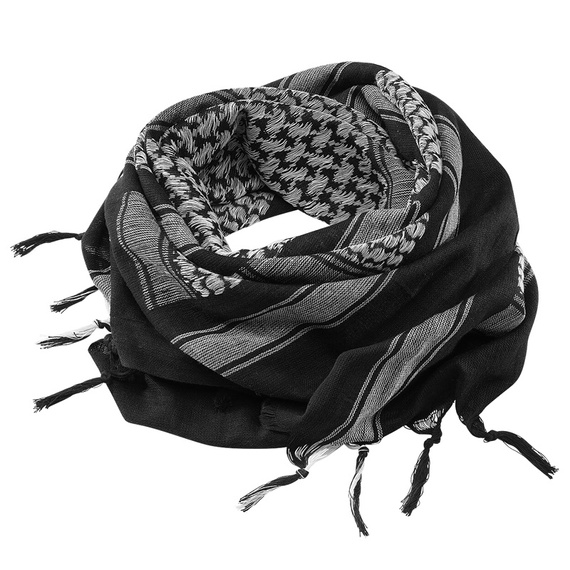 arafatka czarno - biała