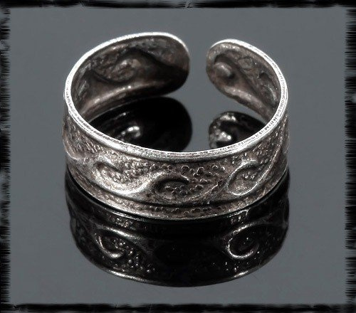 OBRĄCZKA NA PALCE U STÓP srebrna