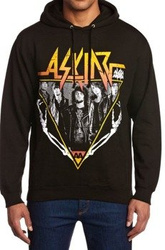 bluza ASKING ALEXANDRIA - SKELETON ARMS czarna, kangurka z kapturem