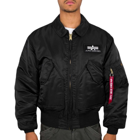 kurtka flyers ALPHA INDUSTRIES - CWU 45 BLACK