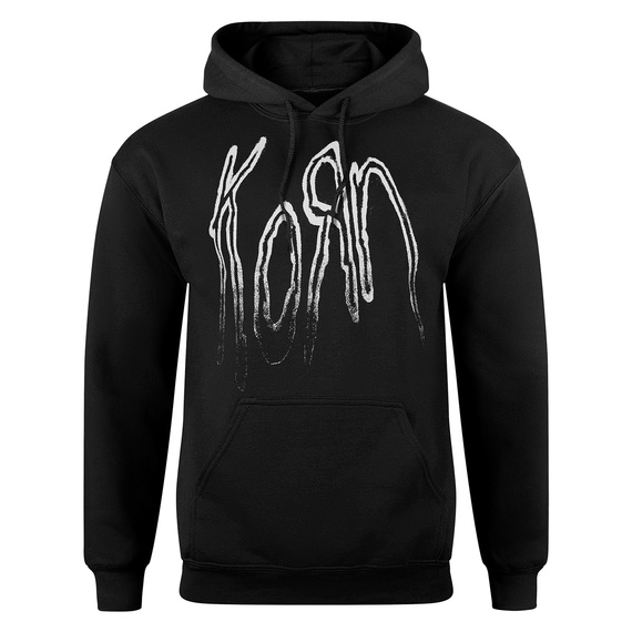 bluza KORN - LOGO, kangurka z kapturem