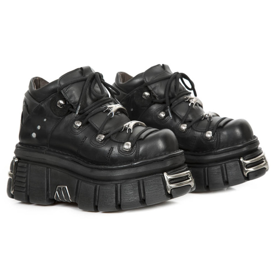 buty NEW ROCK ITALI NEGRO, ITALI NEGRO, ITALI NEGRO, TOWER NEGRO E14 ACERO + lateral + puntera + trasera [M-106N-S17]