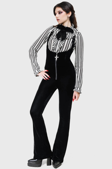 spodnie dzwony KILLSTAR - OBSCURELLA