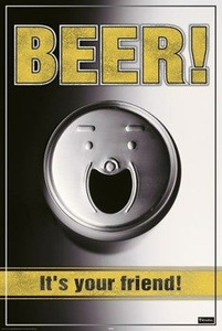 plakat BEER IS YOUR FRIEND