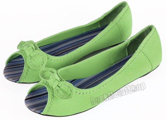 balerinki NEW AGE - LT.GREEN (OX-01) 