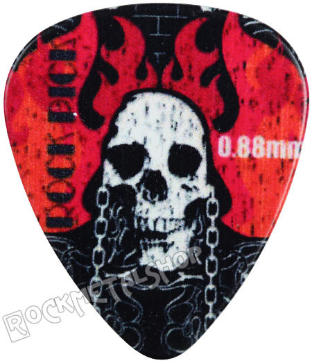 kostka gitarowa ROCK PICK - SKULL