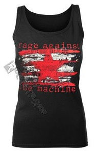 bluzka damska RAGE AGAINST THE MACHINE - NEWSPAPER STAR, na ramiączkach