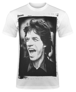 koszulka MICK JAGGER biała
